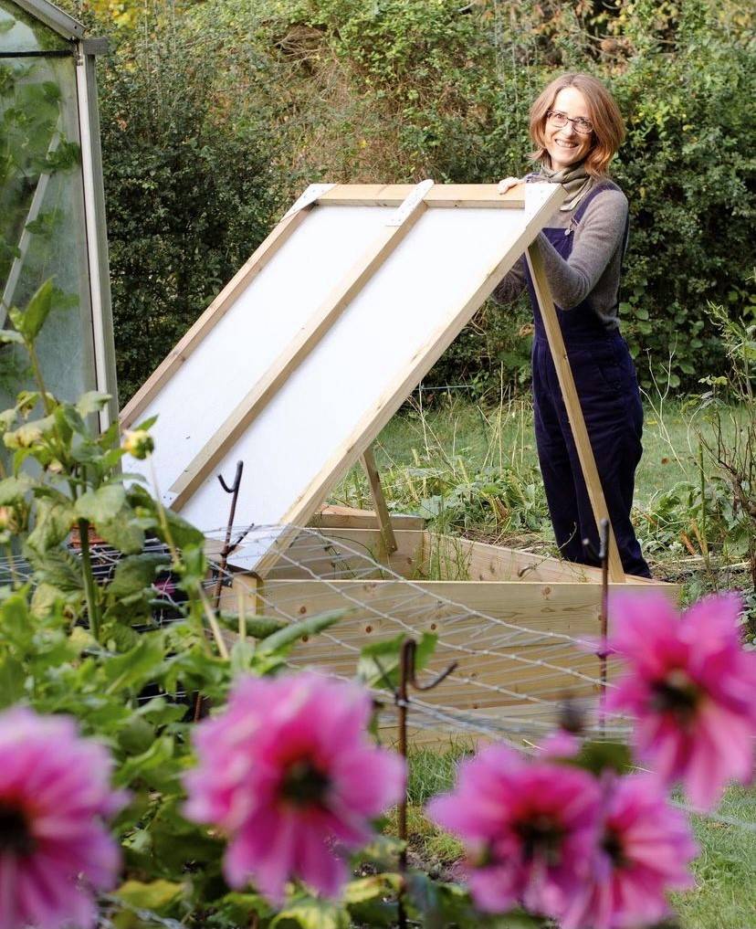 Brigitte with cold frame